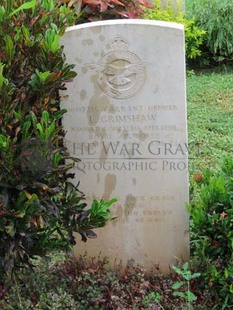 TRINCOMALEE WAR CEMETERY - GRIMSHAW, LESLIE